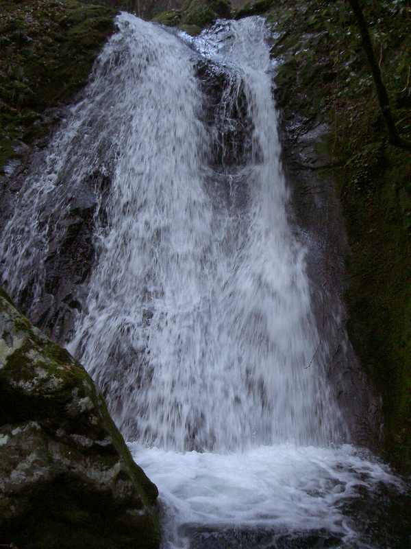 江津市の龍頭ヶ滝に行く途中の滝