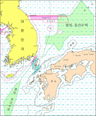 排他的経済水域の共同管理水域の図1