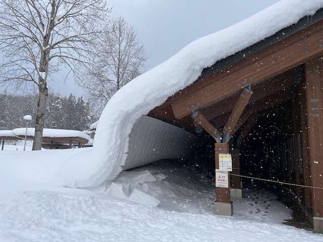 屋根の雪の写真