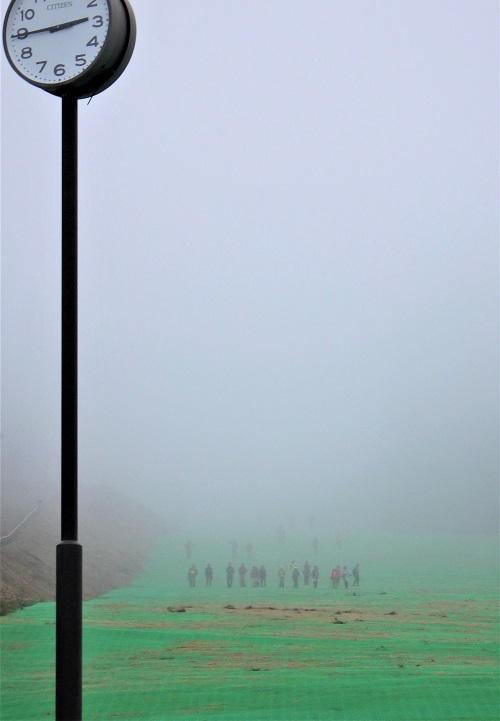 スキー場に下りてきた画像