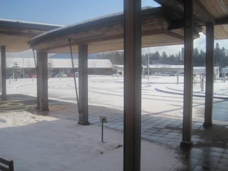 （写真）センターの雪の様子