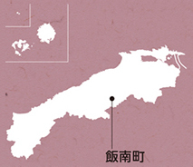 飯南町の地図