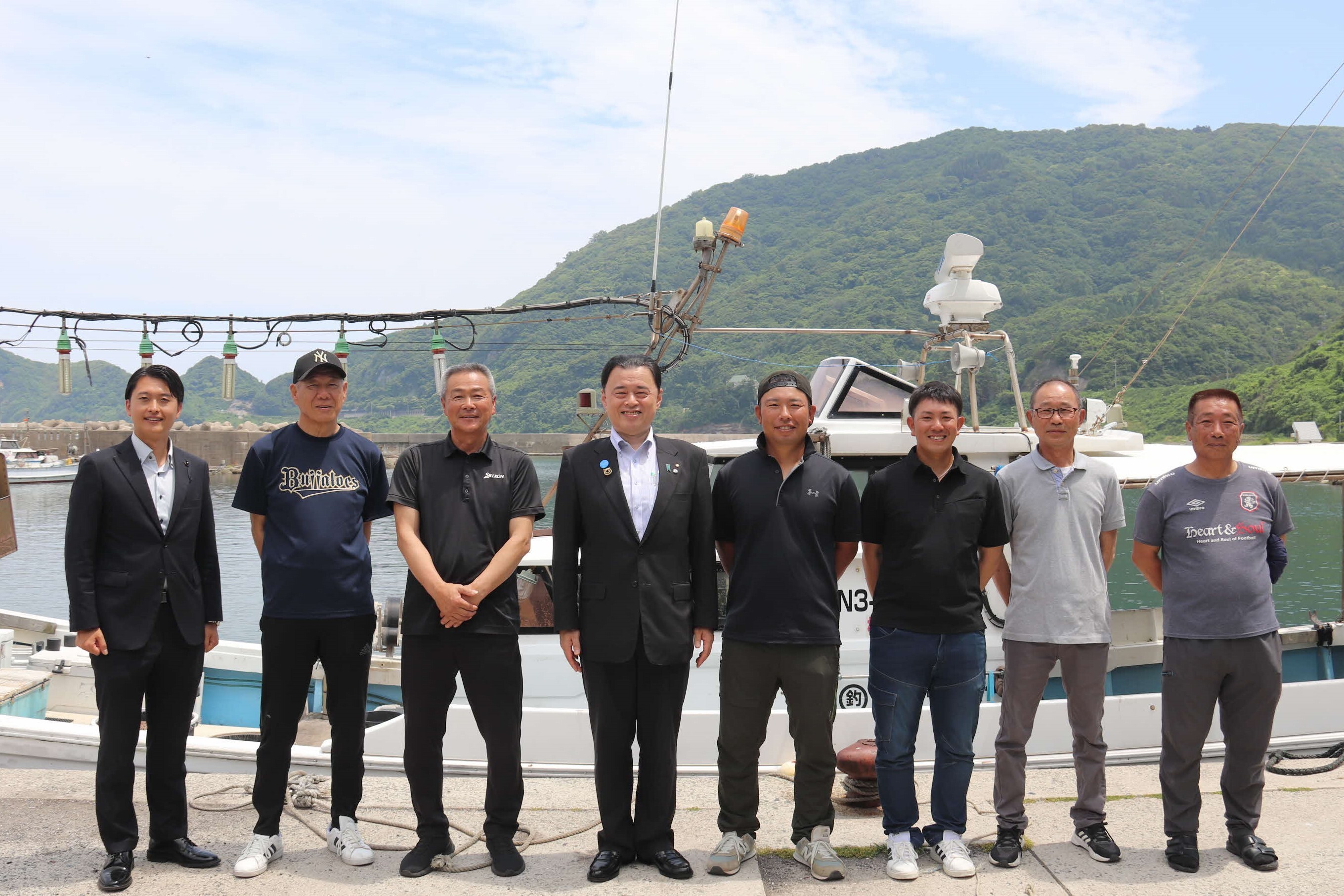 御津地区の漁業者の皆さんと