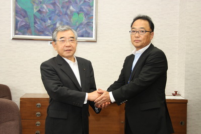 和田会長と知事
