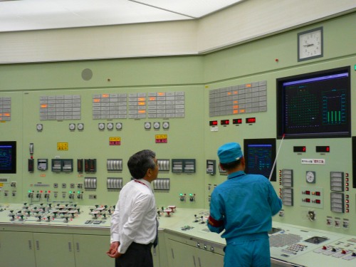 中国電力・島根原子力発電所を視察の写真その1