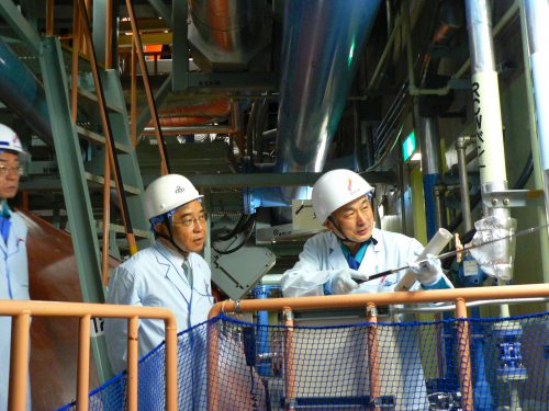 中国電力・島根原子力発電所を視察の写真その2