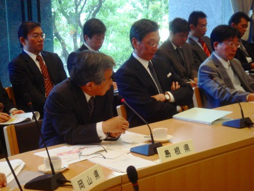 過疎対策特別委員会（全国知事会）の初会合が東京都内で開催されました。