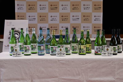 オリジナルラベルの日本酒