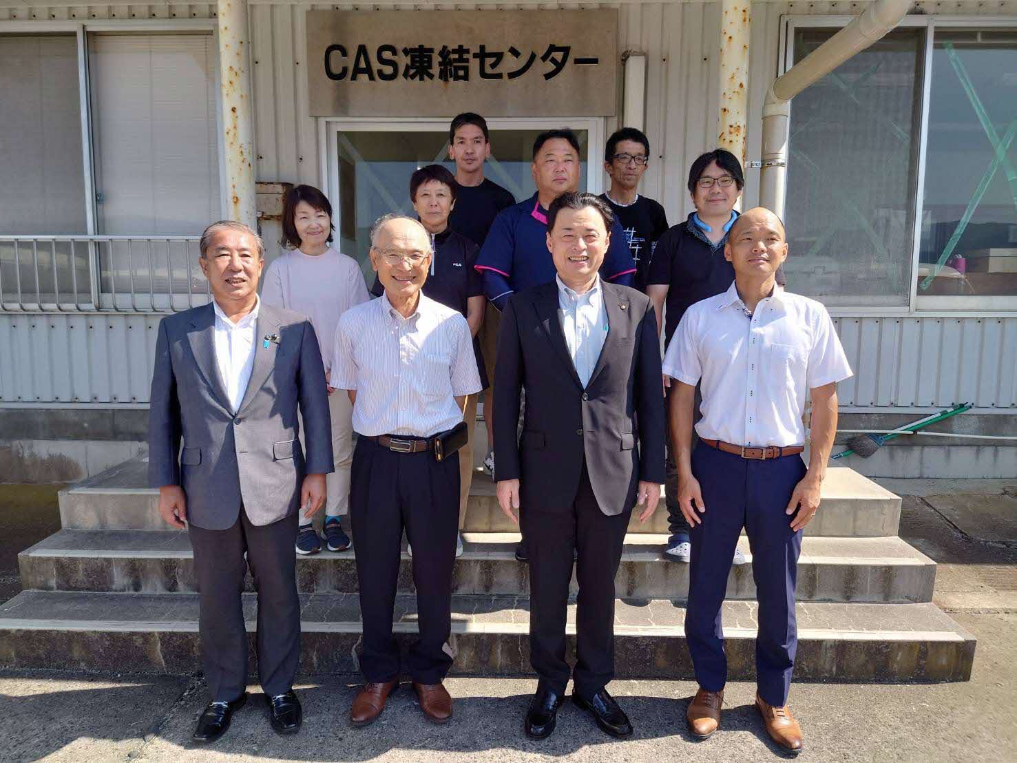 株式会社ふるさと海士ⅭＡＳ凍結センターの皆さんと