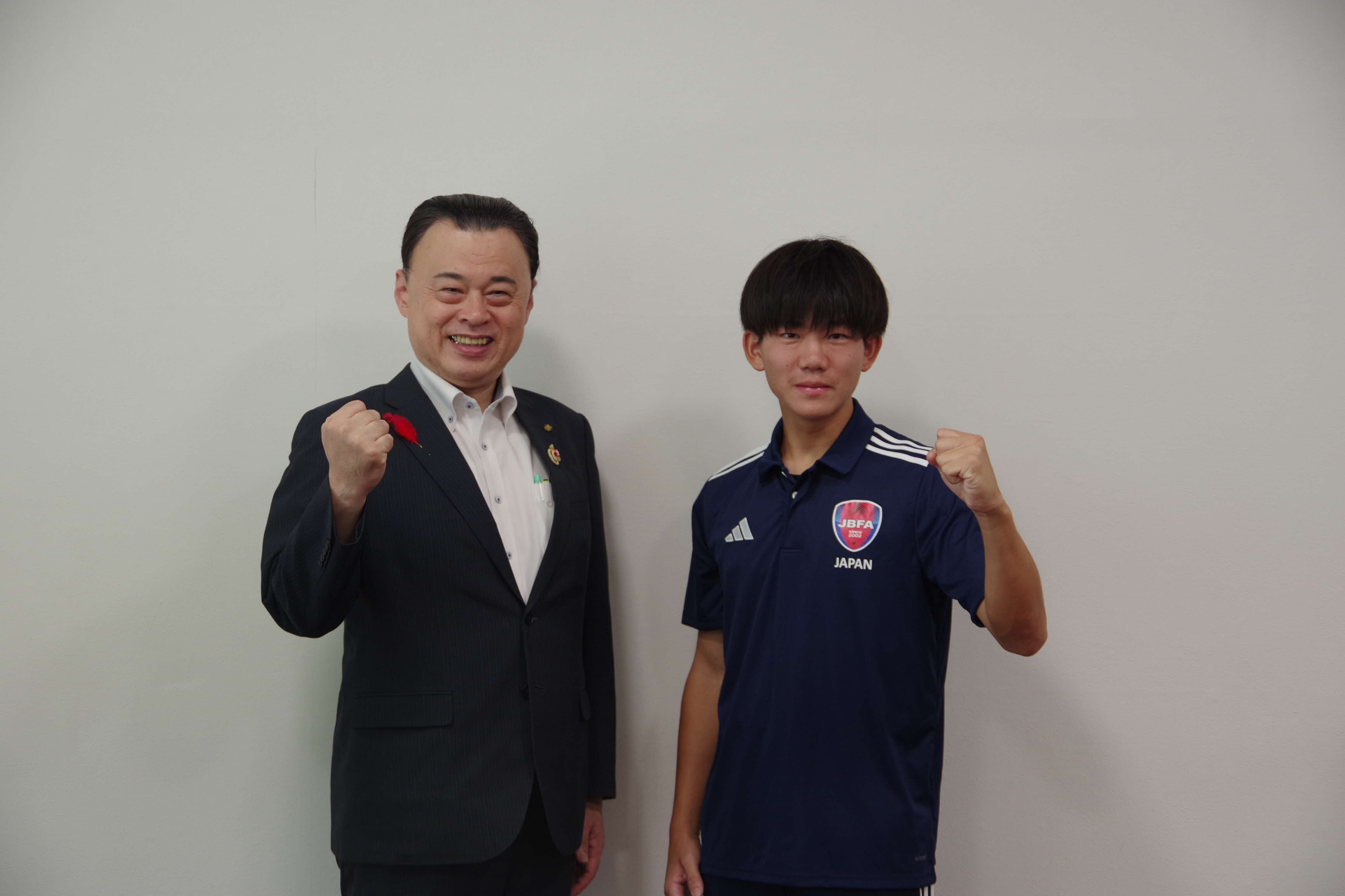 藤原選手と