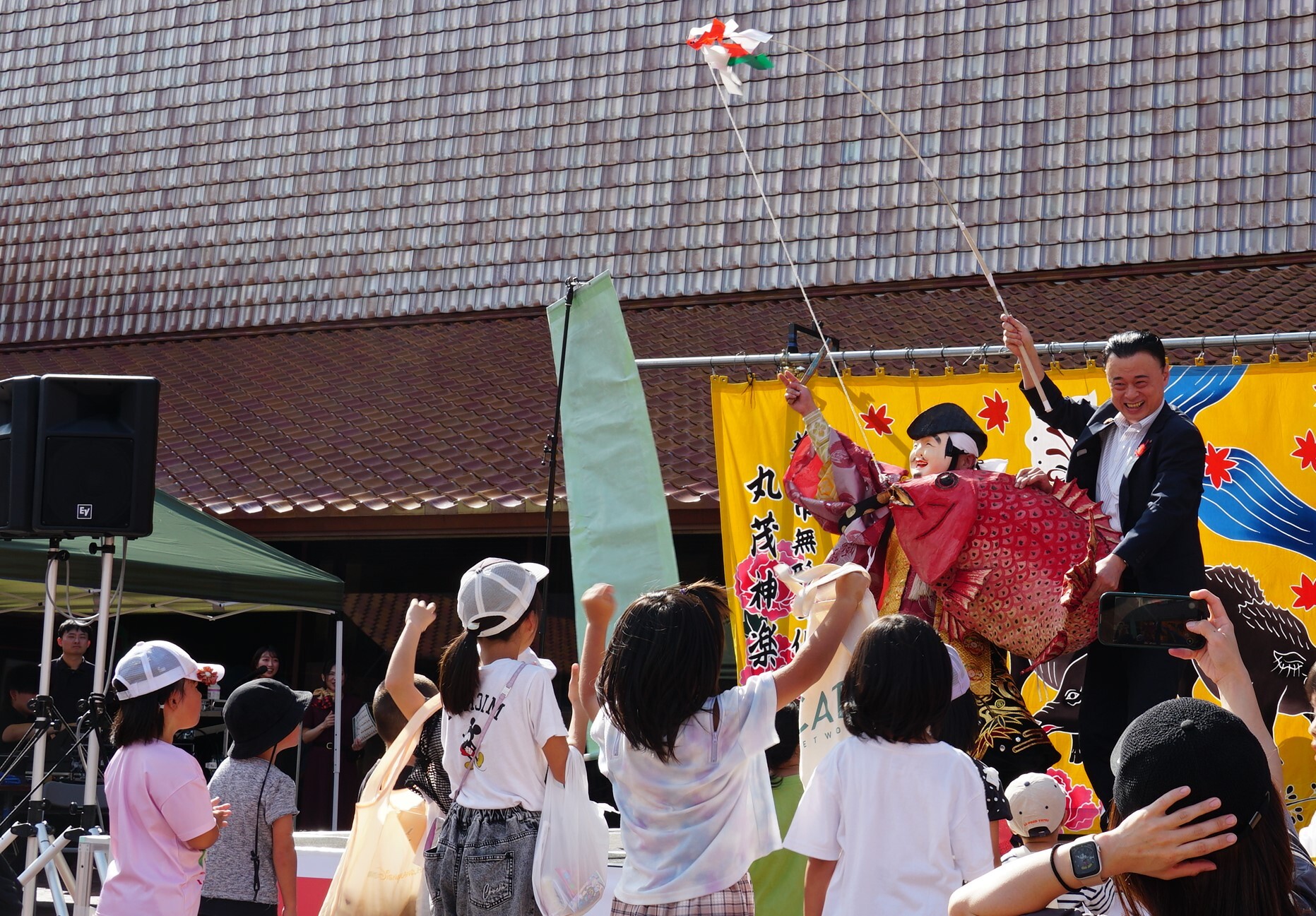 石見神楽上演（恵比寿）への参加