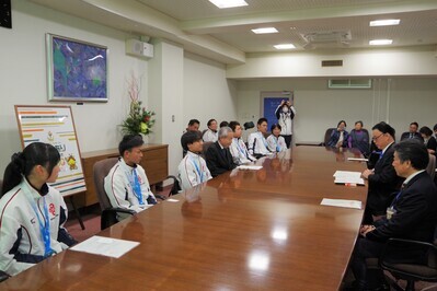 選手の皆さんから報告