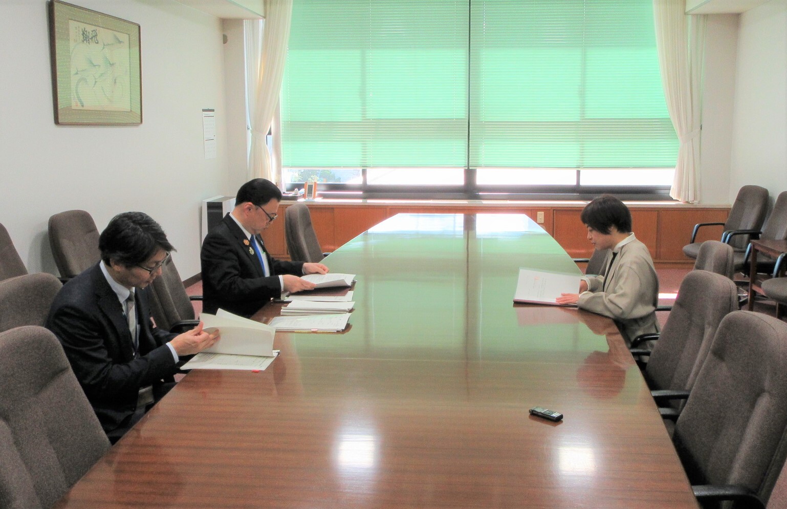 意見具申のようす