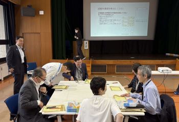 視察のようす
