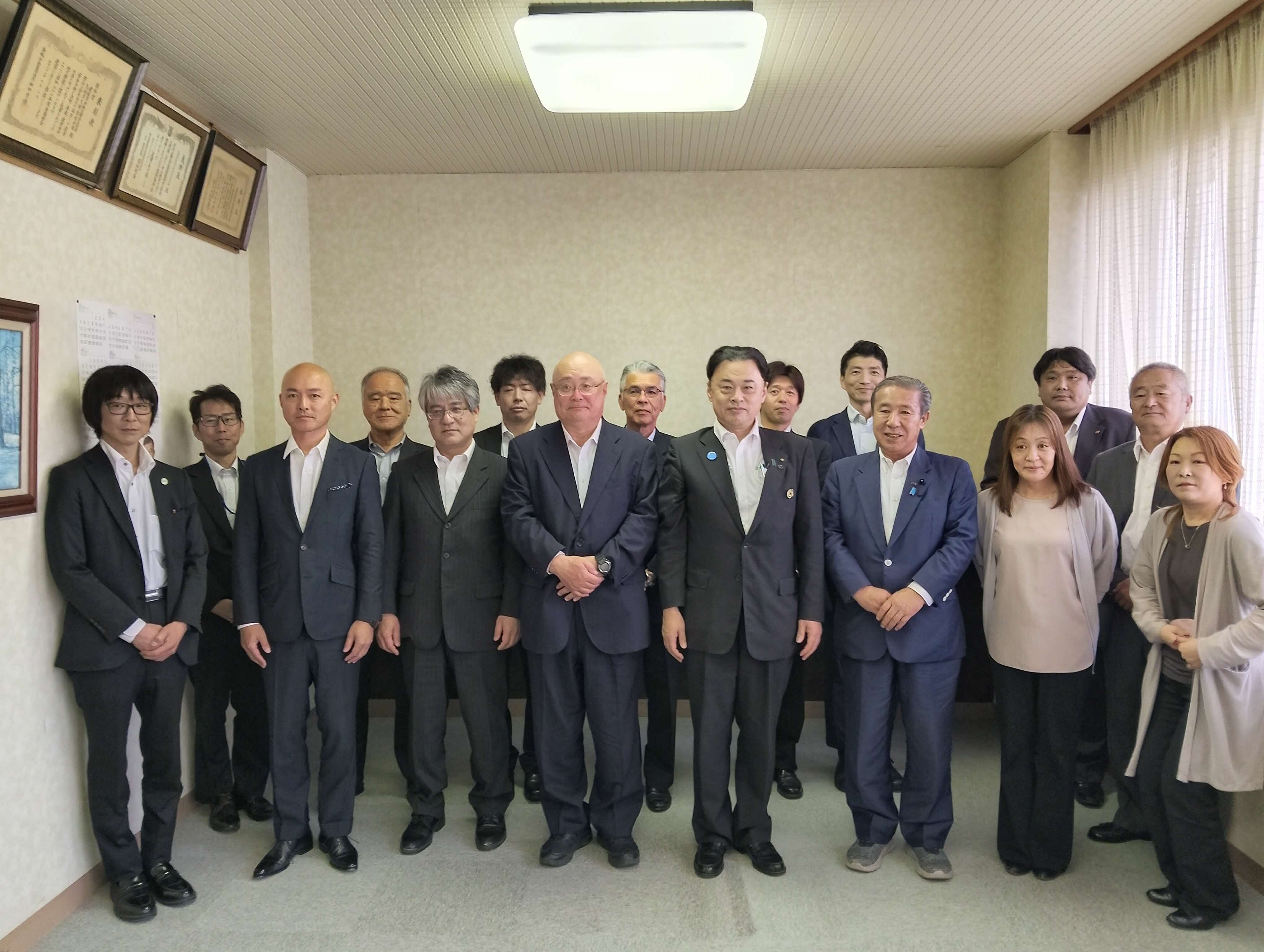隠岐地区建設業協会の皆さんと