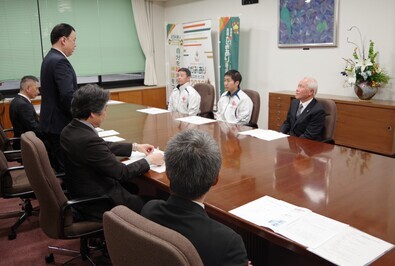 激励式のようす