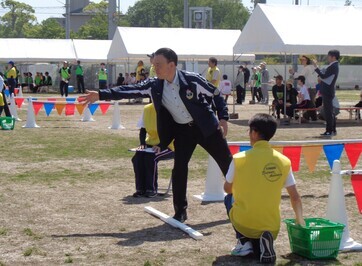 始球式のようす