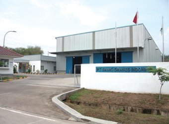 インドネシアに開設した産機の事務所の写真