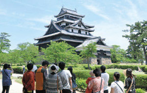 国宝となる松江城天守の写真