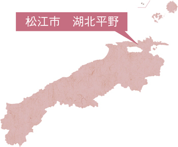 松江市湖北平野の地図