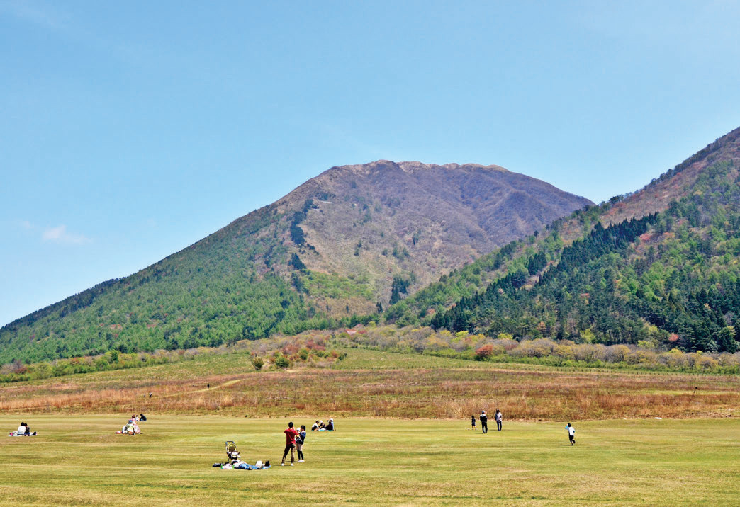 県内で唯一、活火山に選定されている三瓶山の写真