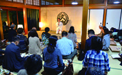 萬福寺で開催した試食会の写真