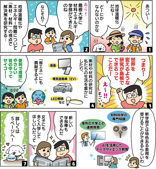 フォトしまねの紹介漫画