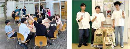 学生会館の日常やイベントの様子の写真