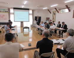 自主防災組織の方々との意見交換の様子の写真