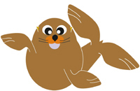 竹島マスコットキャラクター「りゃんこちゃん」のイラスト