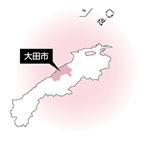 大田市の地図