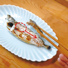 魚の食べ方マナーの写真3