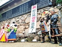 平成27年の松江城天守の国宝化が活躍の場を広げた様子