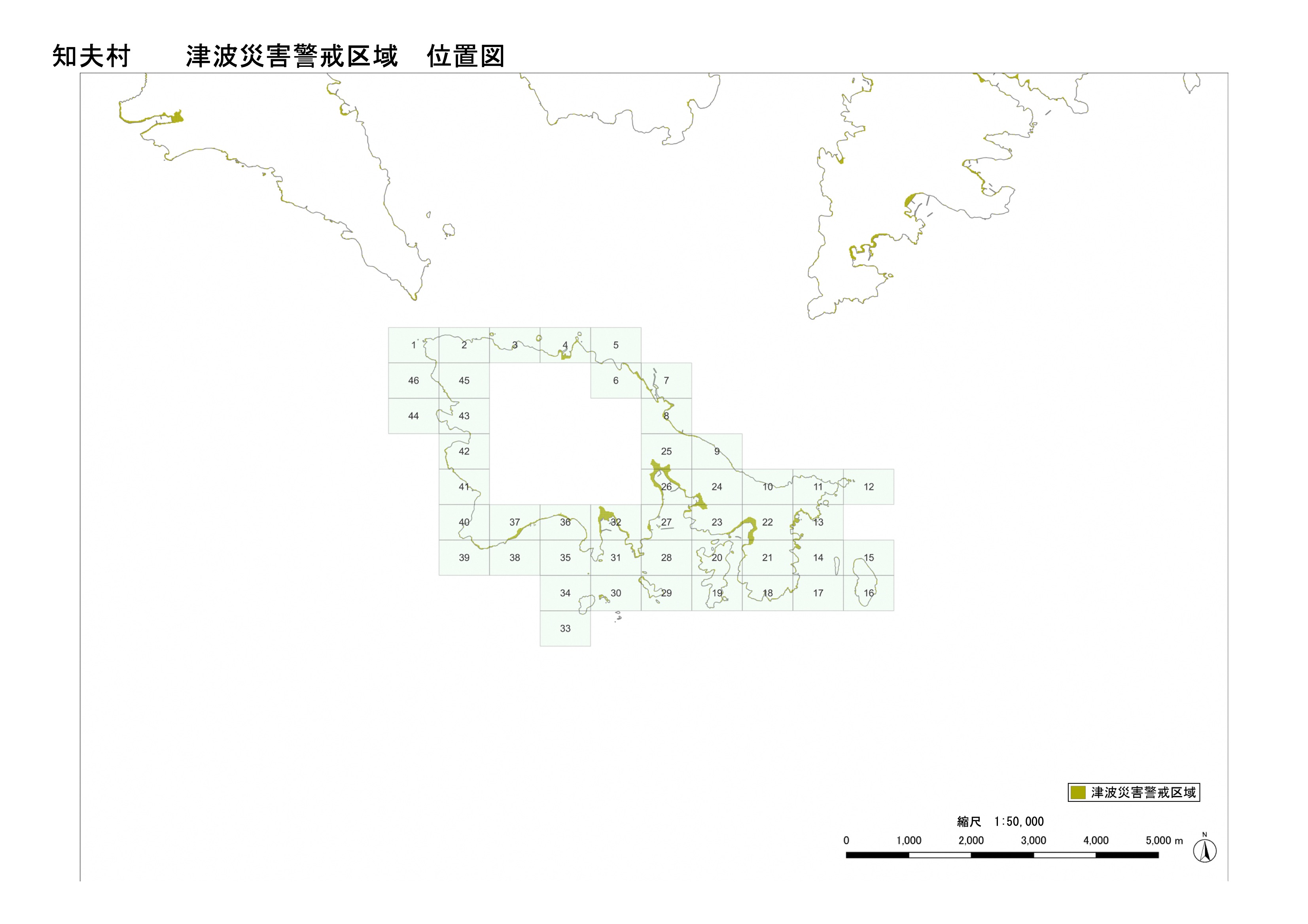 知夫村位置図