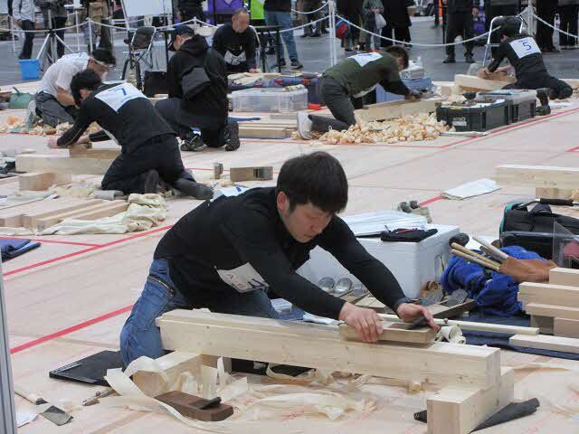 大賀選手の競技のようす