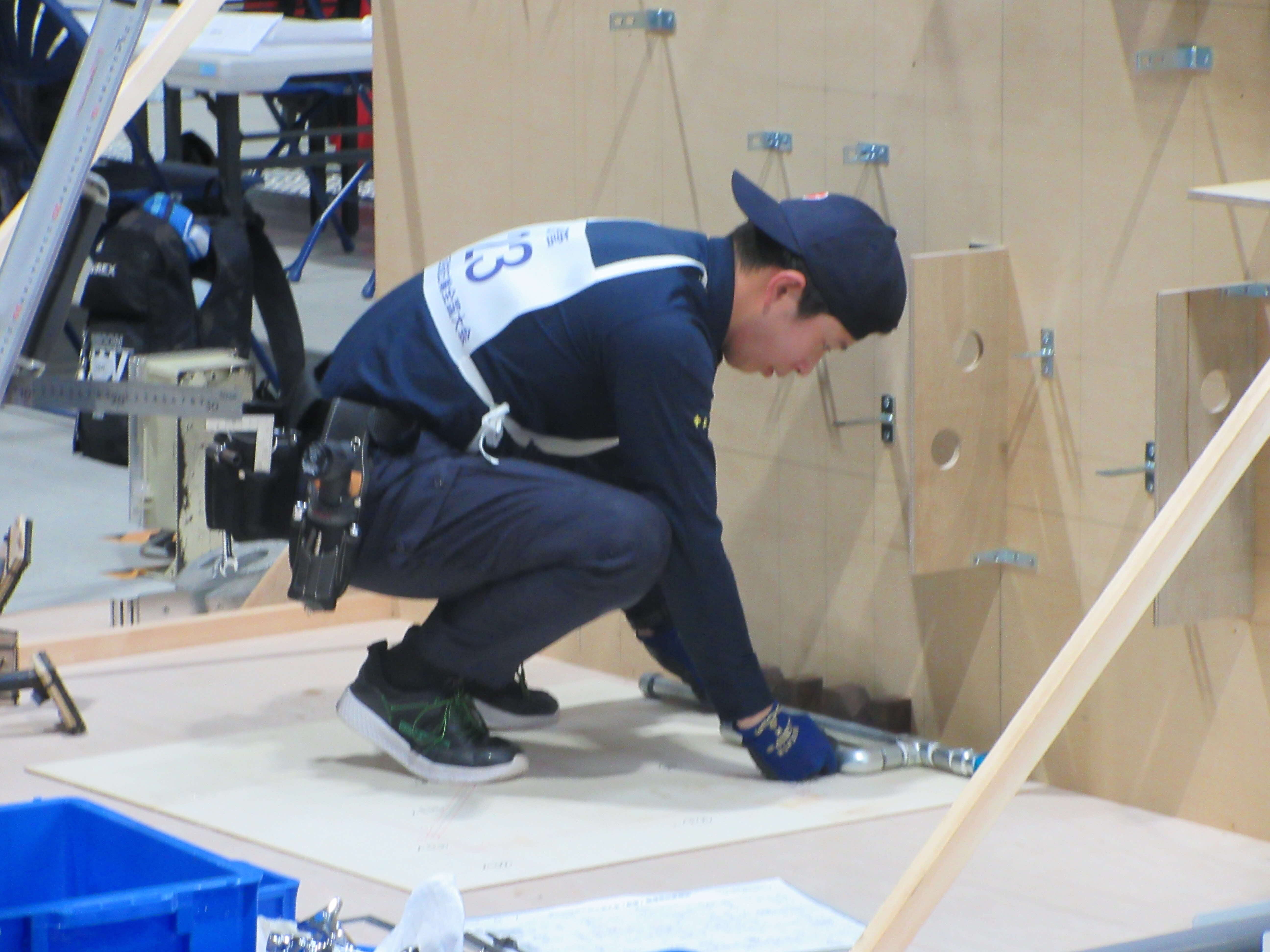 競技のようす（寺本選手）