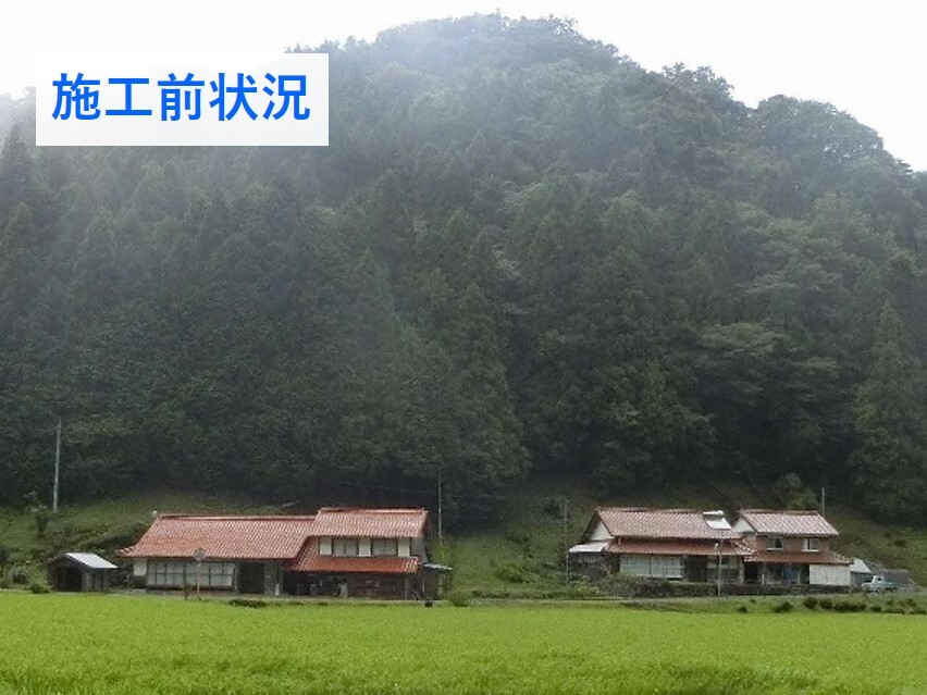 波佐地区の施工前状況写真