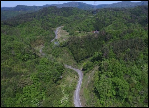 【遠景】金城弥栄線（浜田市）