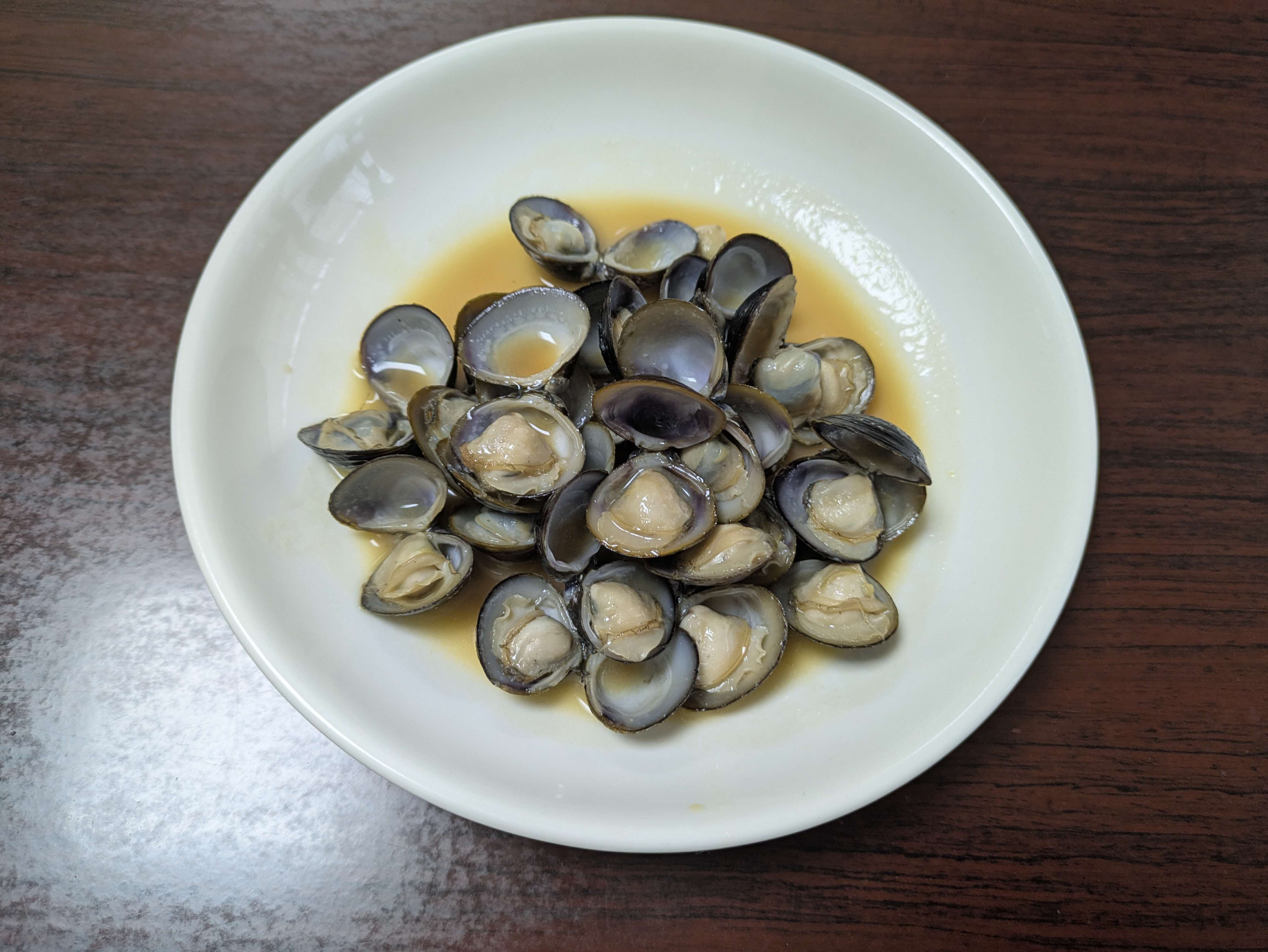 ヤマトシジミの酒蒸しバターしょうゆ風味