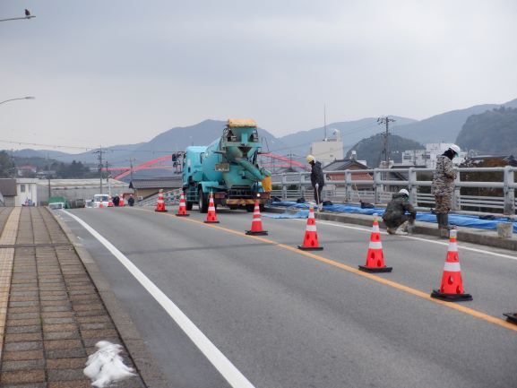 港橋橋梁修繕工事1月その2