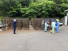 SKSリーフ部材工場検査