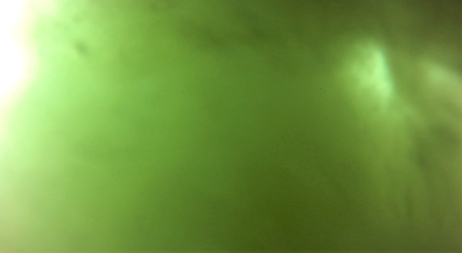 水中ドローン海底着陸2
