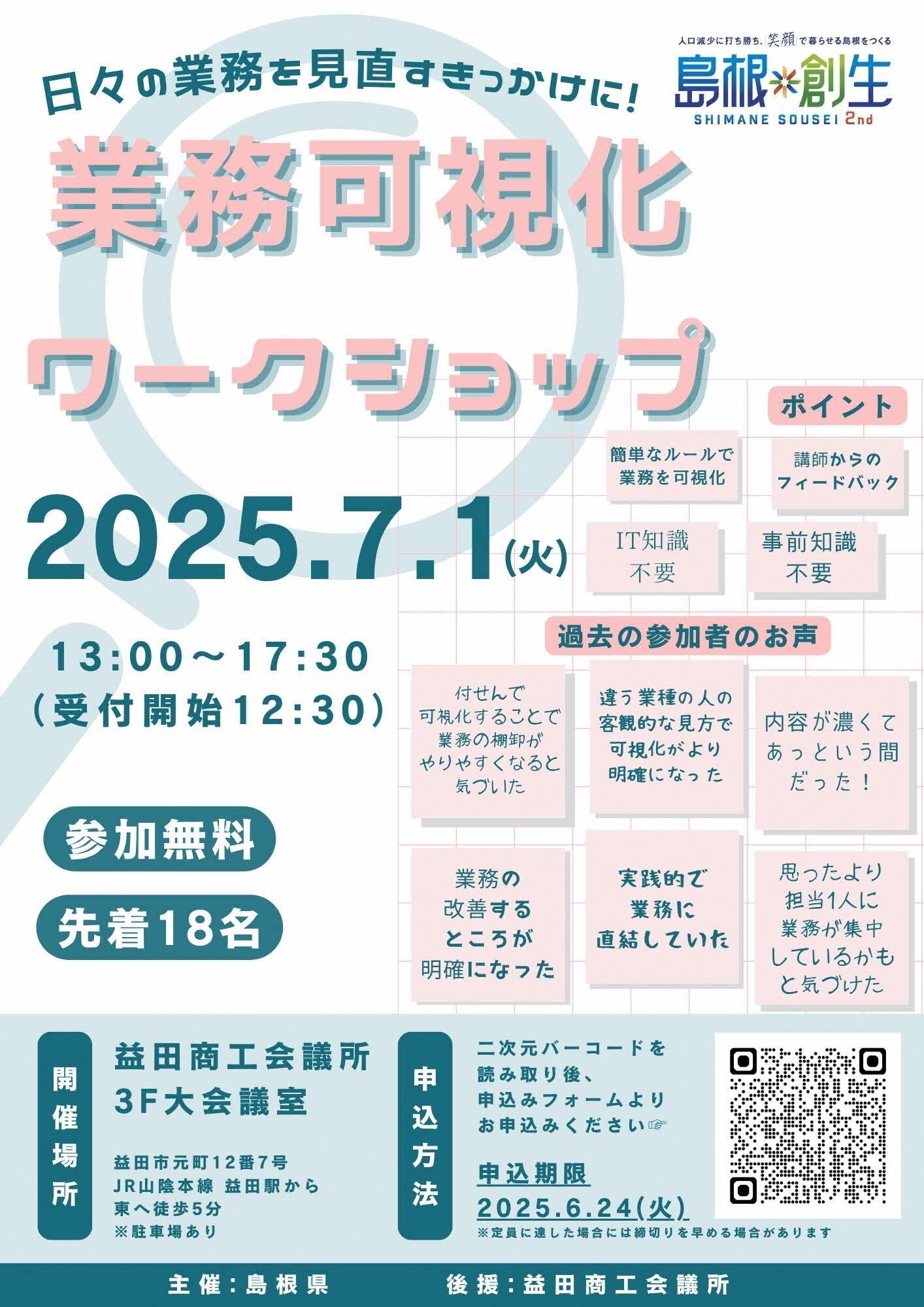 R7業務可視化ワークショップチラシ（表）