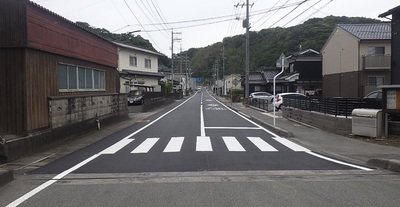 R4年度優良工事表彰／田所国府線(下府工区)舗装整備工事写真