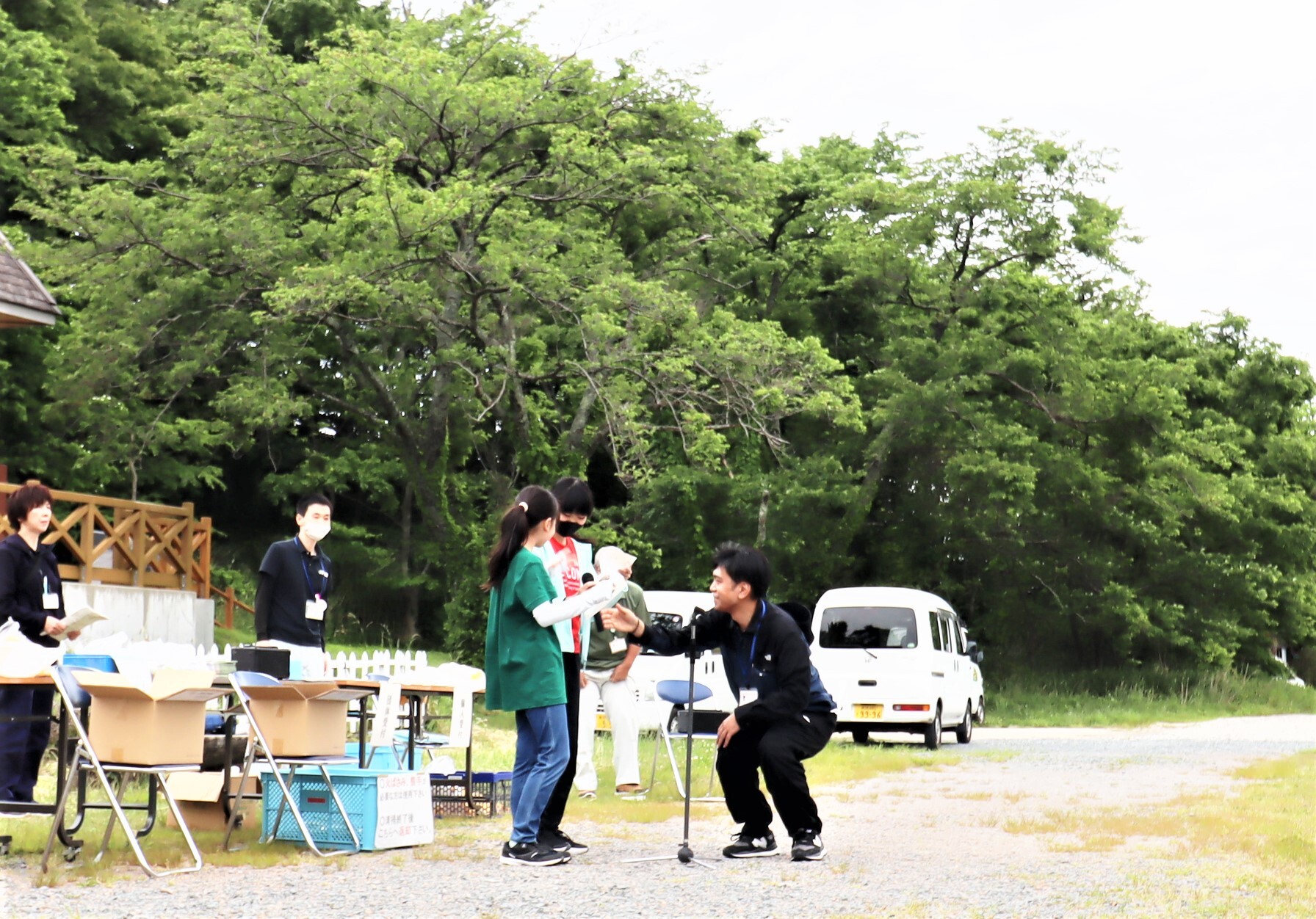 小学生の開会宣言