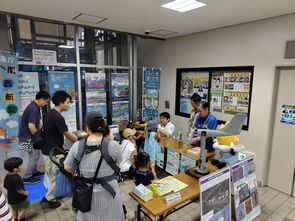 気象実験コーナーの様子1