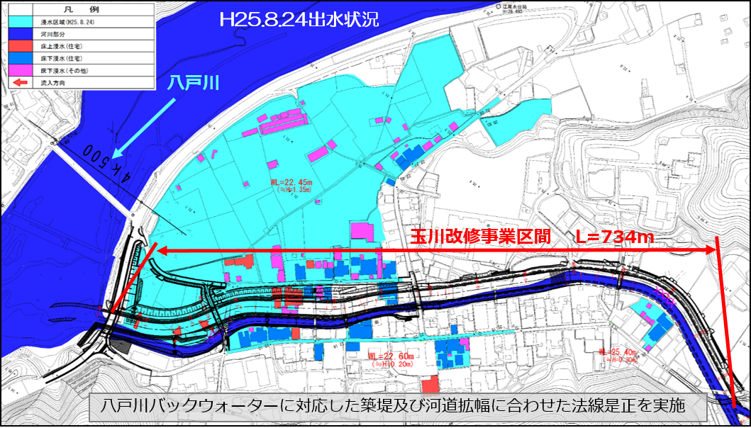 平成25年出水状況図面