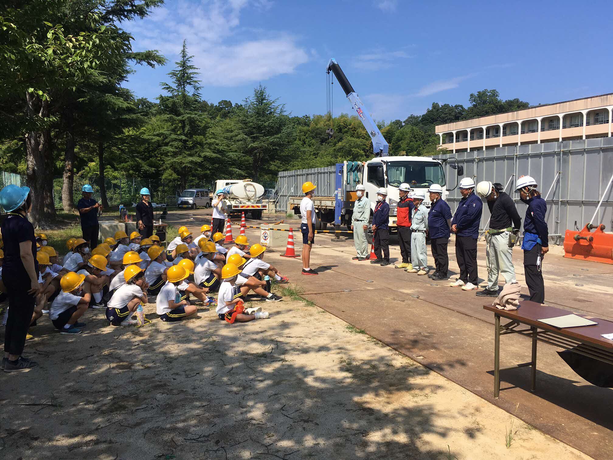 お礼の言葉を頂く様子