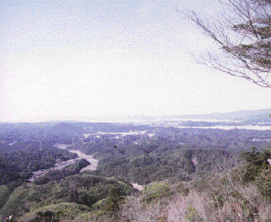 松江方面を望む写真