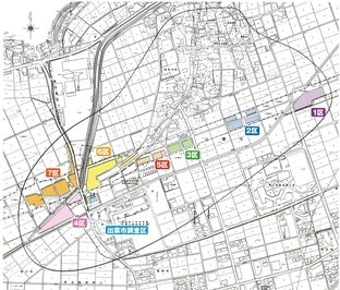 調査区配置図